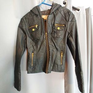 Faux Leather Jacket